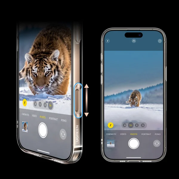 Ugreen Classy Clear Magnetic Case with MagSafe for iPhone 16 Pro - Cleareng