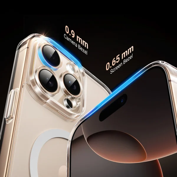 Ugreen Classy Clear Magnetic Case with MagSafe for iPhone 16 Pro - Cleareng