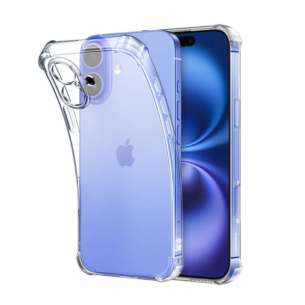 Ugreen Bright Cushion CA101 Case for iPhone 16 Plus - Cleareng