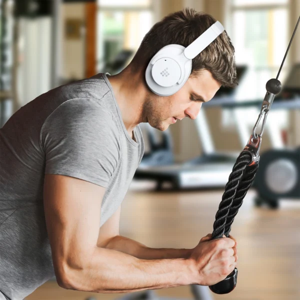 Tronsmart Sounfii Q20 ANC On-Ear Bluetooth 5.3 Wireless Headphones - Whiteeng