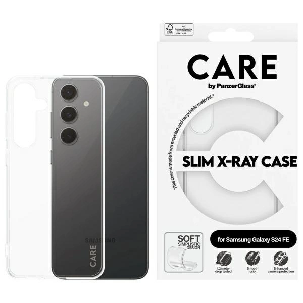 CARE by PanzerGlass Slim X-Ray Case Sam S24 FE S721 Clear/Transparent 1963eng