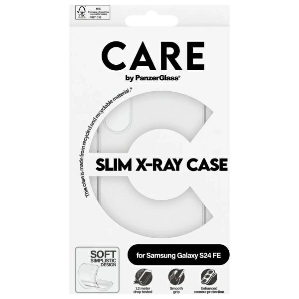CARE by PanzerGlass Slim X-Ray Case Sam S24 FE S721 Clear/Transparent 1963eng