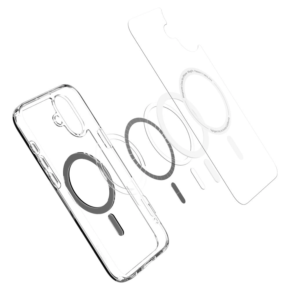 Spigen Ultra Hybrid Mag Case with MagSafe for iPhone 16 Plus - Blackeng