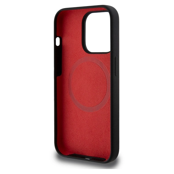 Ferrari Printed Ring MagSafe case for iPhone 15 Pro Max - blackeng