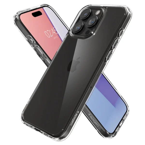 Spigen Ultra Hybrid Case for iPhone 15 Pro Max - Cleareng