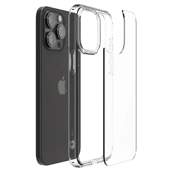 Spigen Ultra Hybrid Case for iPhone 15 Pro Max - Cleareng