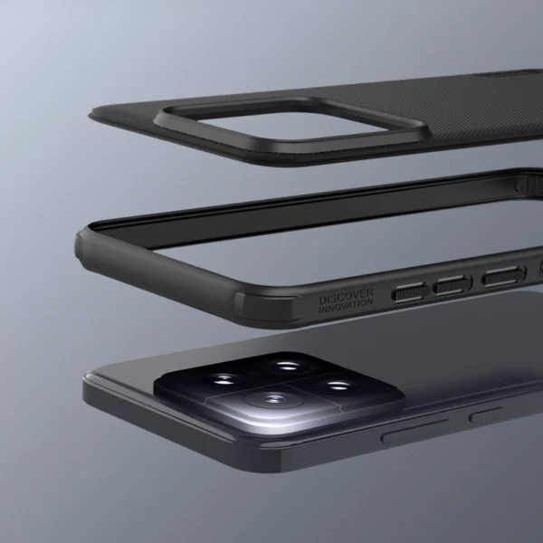 Nillkin Super Frosted Shield Pro reinforced case for Xiaomi 14 - blackeng