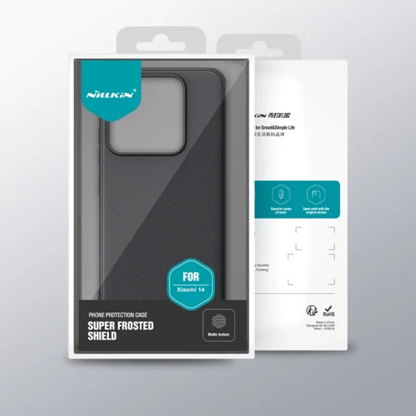 Nillkin Super Frosted Shield Pro reinforced case for Xiaomi 14 - blackeng