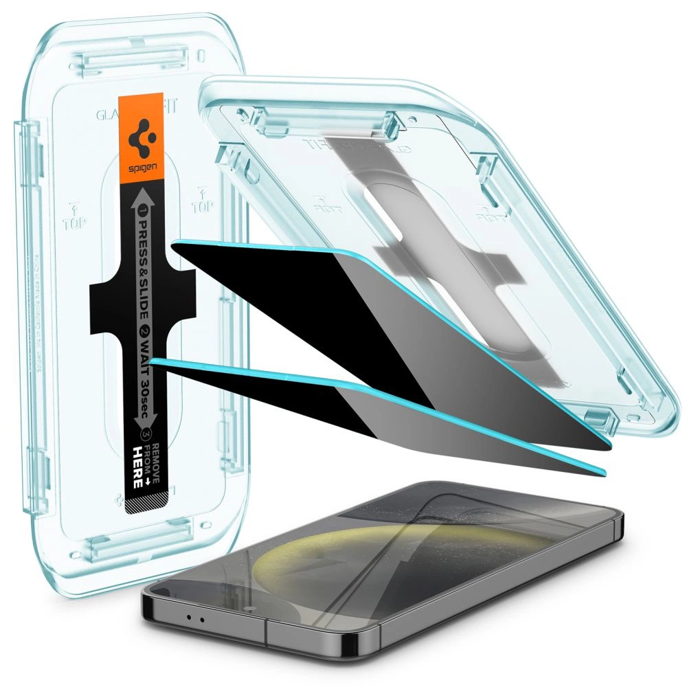 Spigen Glas.tR EZ Fit Privacy Tempered Glass for Samsung Galaxy S24+ - 2 pcs.eng
