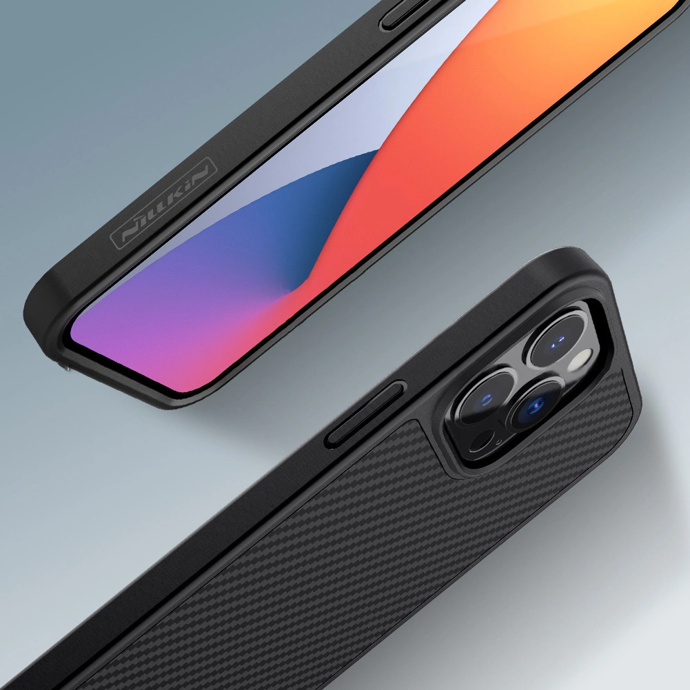 Nillkin Synthetic Fiber Carbon iPhone 13 Pro Max case blackeng