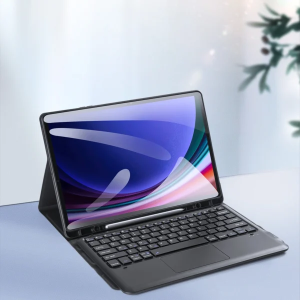 Dux Ducis Bluetooth Keyboard Case (TK Series) for Samsung Tab S9 Plus / S9 FE Plus - Blackeng