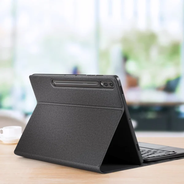 Dux Ducis Bluetooth Keyboard Case (TK Series) for Samsung Tab S9 Plus / S9 FE Plus - Blackeng