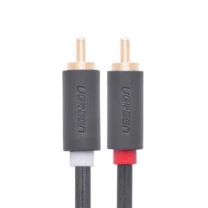 Ugreen AV104 10519 audio cable 2RCA (male) / 2RCA (male) 3m - grayeng