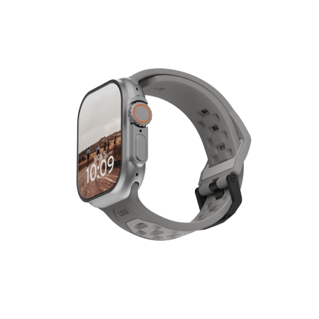 183191_1 UAG Civilian Silicone Strap for Apple Watch 42 / 44 / 45 / 46 / 49mm - Titaniumeng