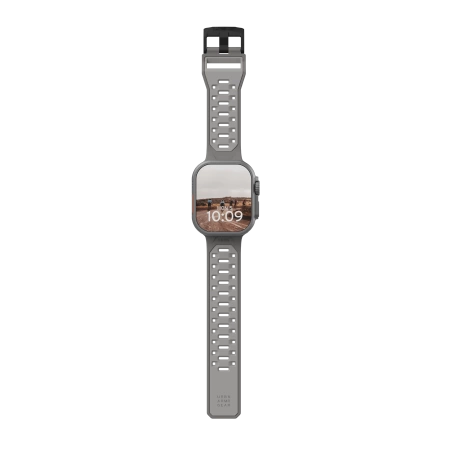 183191_3 UAG Civilian Silicone Strap for Apple Watch 42 / 44 / 45 / 46 / 49mm - Titaniumeng