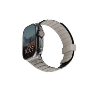 UAG Pathfinder Silicone Double-Sided Magnetic Strap for Apple Watch 42 / 44 / 45 / 46 / 49mm - Black-Grayeng