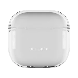 Decoded Silicone Aircase for AirPods 4 - Transparenteng