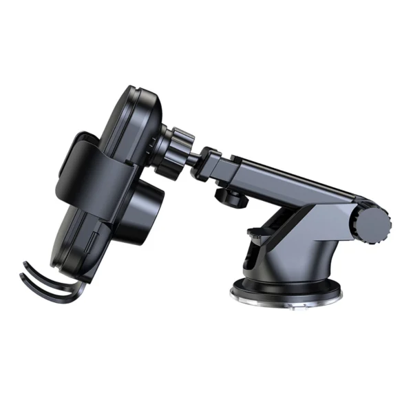 Wozinsky WUMID phone holder with 15W inductive charger for car dashboard - blackeng