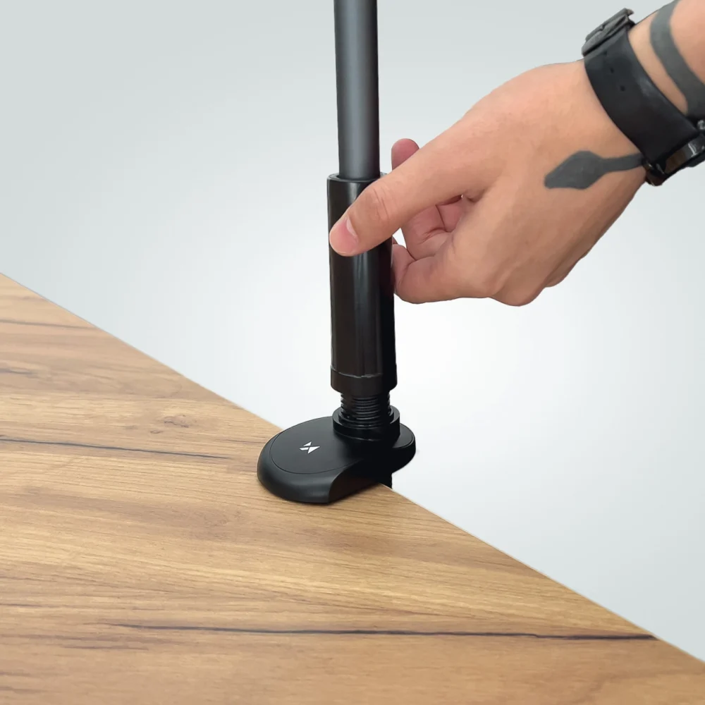 [RETURNED ITEM] Wozinsky long flexible phone and tablet holder black (WTHBK5)eng