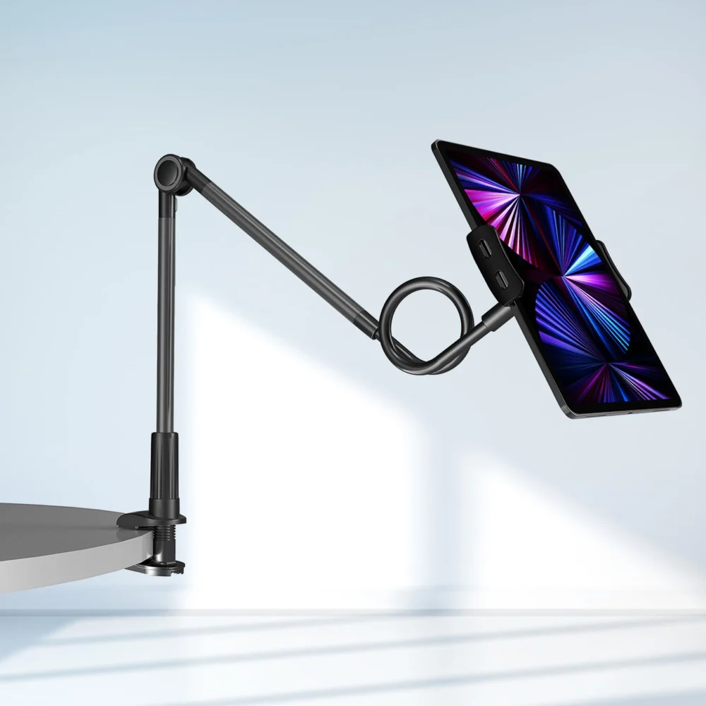 [RETURNED ITEM] Wozinsky long flexible phone and tablet holder black (WTHBK5)eng