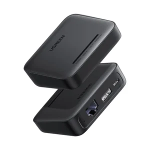 Ugreen external network card printer adapter black (CM428)eng