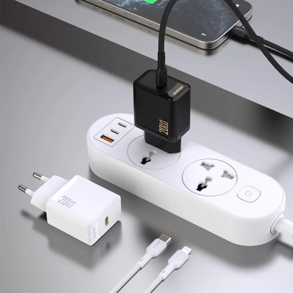 Dudao A26 PD20W GaN USB-C Charger - Blackeng