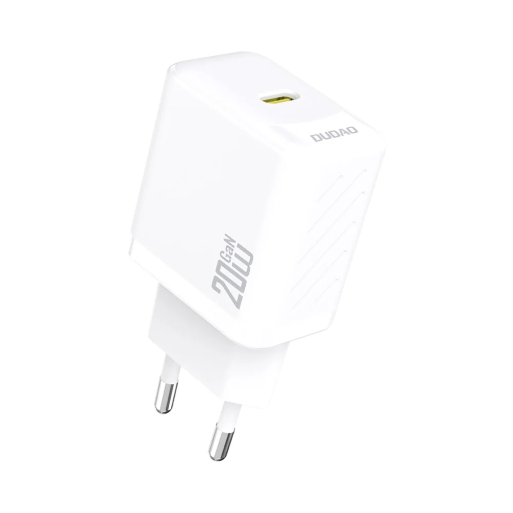 Dudao A26 PD20W GaN USB-C Charger - Whiteeng