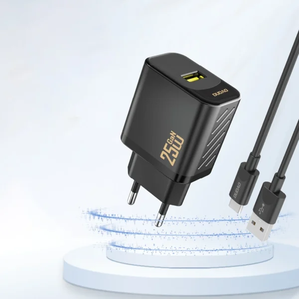 Dudao A27S 25W GaN USB-A Charger - Whiteeng