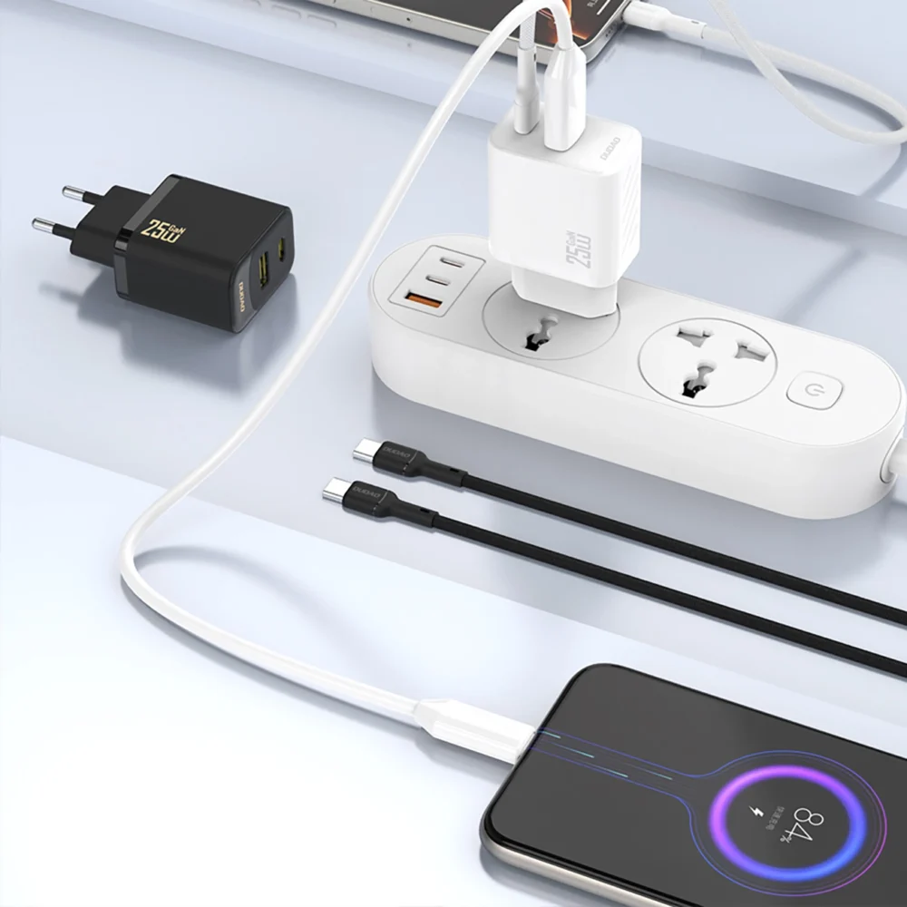Dudao A27 25W GaN USB-C Wall Charger - Blackeng