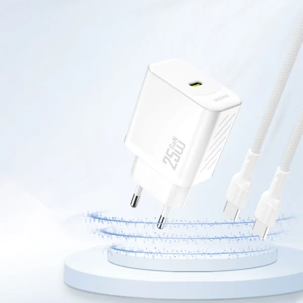 Dudao A27 25W GaN USB-C Wall Charger - Whiteeng