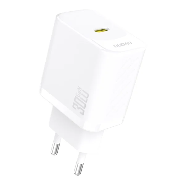 Dudao A27P 30W PD GaN USB-C Wall Charger - Whiteeng