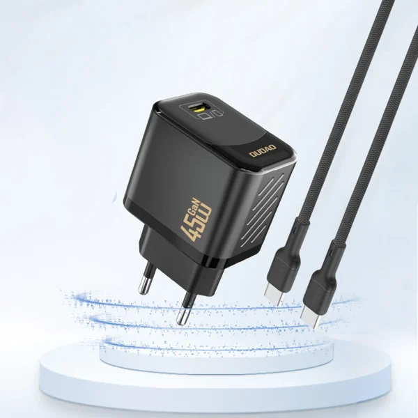 Dudao A28 45W GaN USB-C Wall Charger - Blackeng