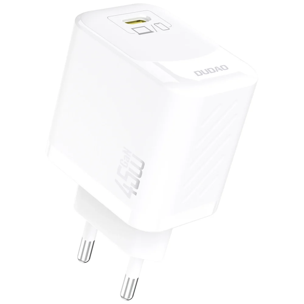 Dudao A28 45W GaN USB-C Wall Charger - Whiteeng