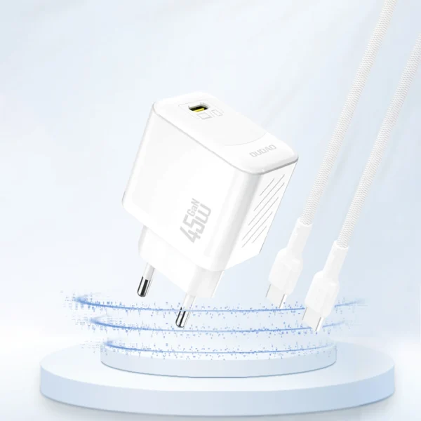 Dudao A28 45W GaN USB-C Wall Charger - Whiteeng