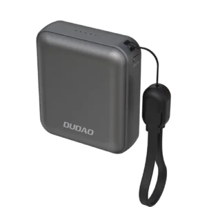Powerbank Dudao K22+ 10000mAh 22.5W USB-C with pendant/cable - grayeng