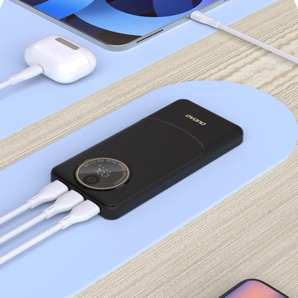 Powerbank Dudao K12 10000mAh PD22.5W USB-A, USB-C - whiteeng