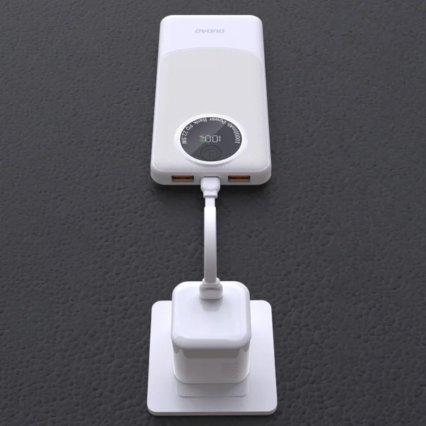 Powerbank Dudao K12 10000mAh PD22.5W USB-A, USB-C - whiteeng