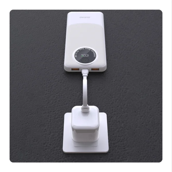 Powerbank Dudao K12Pro 22.5W PD 20000mAh USB-A, USB-C - whiteeng