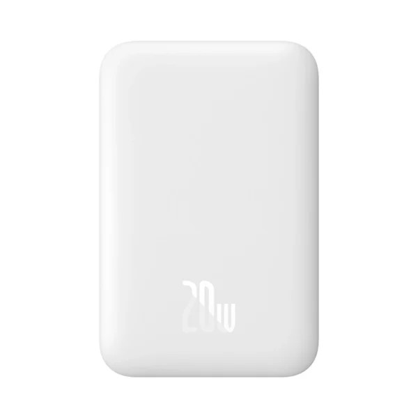 Baseus Magnetic Mini Air PPCXM06A 6000mAh 20W Power Bank with Simple Series USB-C Cable - Whiteeng