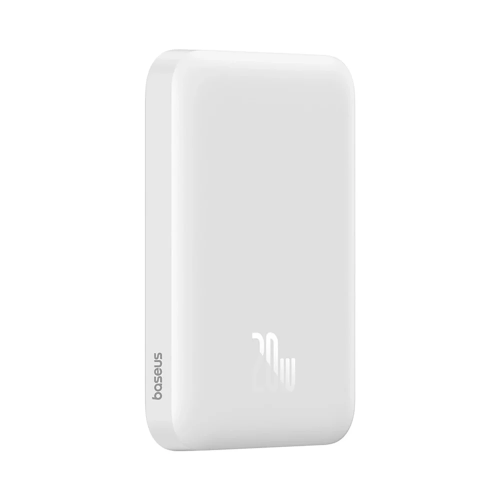 Baseus Magnetic Mini Air PPCXM06A 6000mAh 20W Power Bank with Simple Series USB-C Cable - Whiteeng