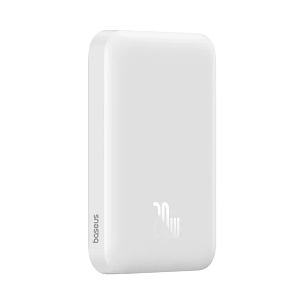 Baseus Magnetic Mini Air PPCXM06A 6000mAh 20W Power Bank with Simple Series USB-C Cable - Whiteeng