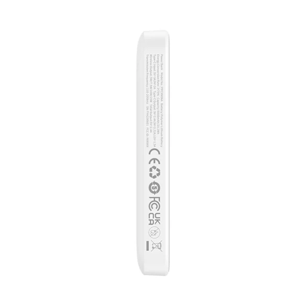 Baseus Magnetic Mini Air PPCXM06A 6000mAh 20W Power Bank with Simple Series USB-C Cable - Whiteeng