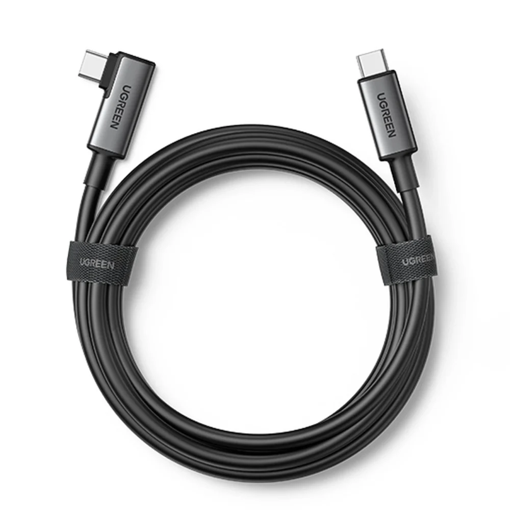 Ugreen US551 angled USB-C - USB-C PD cable 60W 3A 5Gb/s 5m - blackeng