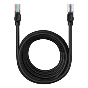 Baseus High Speed ​​Cat 5 RJ-45 1000Mb/s Ethernet cable 8m round - blackeng