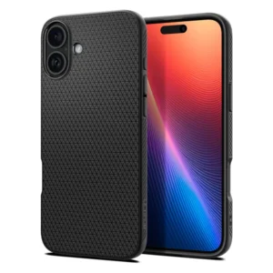 Spigen Liquid Air iPhone 16 Case - Blackeng