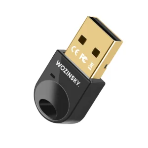 Mini Bluetooth 5.4 Adapter Wozinsky WUSB54YS USB-A Receiver Transmitter for Computer - Blackeng