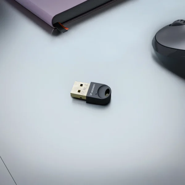 Mini Bluetooth 5.4 Adapter Wozinsky WUSB54YS USB-A Receiver Transmitter for Computer - Blackeng
