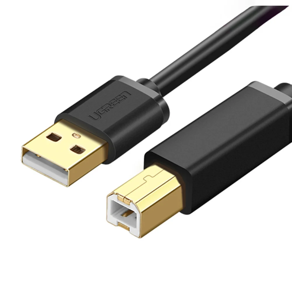 Ugreen US210 10372 Printer Cable USB-A 3.0 / USB-B 5Gbps 2m - Blackeng
