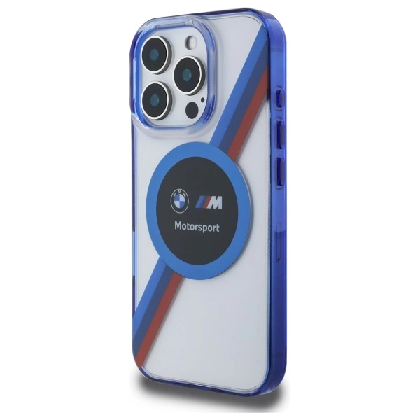 BMW BMHMP16X23HTPUT iPhone 16 Pro Max 6.9" transparent hardcase Motosport IML Circle MagSafeeng