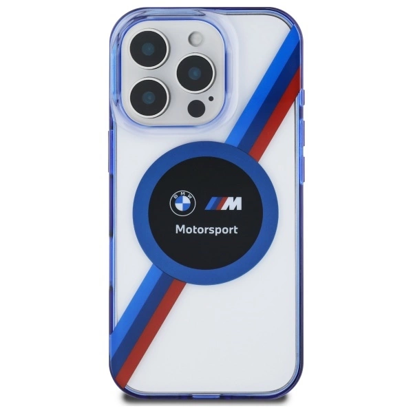 BMW BMHMP16X23HTPUT iPhone 16 Pro Max 6.9" transparent hardcase Motosport IML Circle MagSafeeng